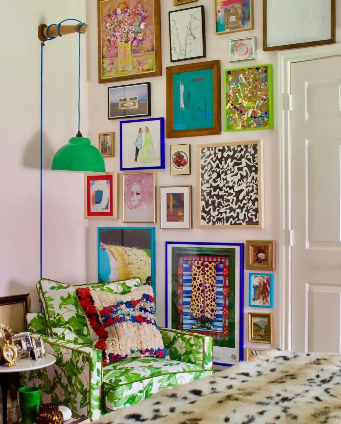Interior in Houston, Texas with art from Curio Atelier